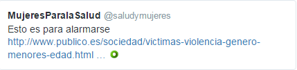 Tweet destacado en mayo