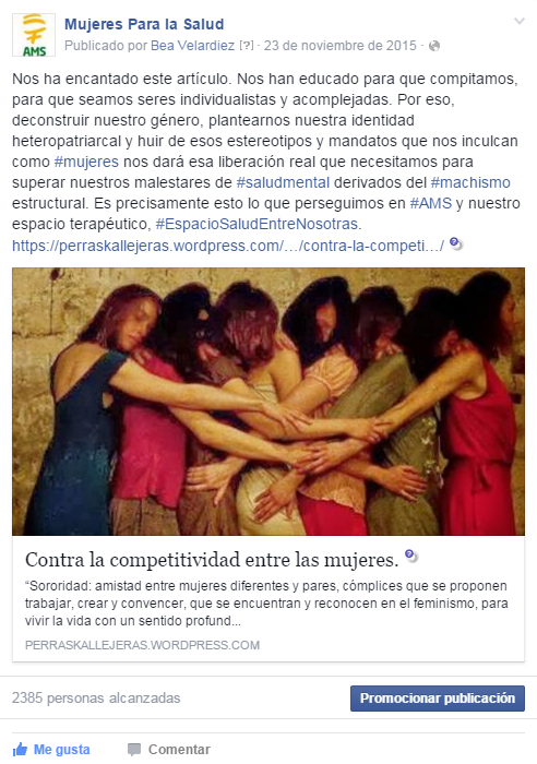 Contra la competitividad de las mujeres