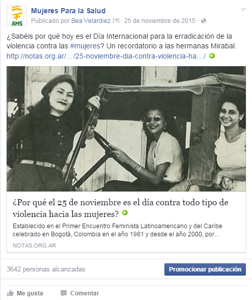 25N Día Internacional contra la Violencia hacia las Mujeres