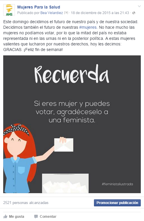 Si eres mujer y puedes votar, agradéceselo a una feminista