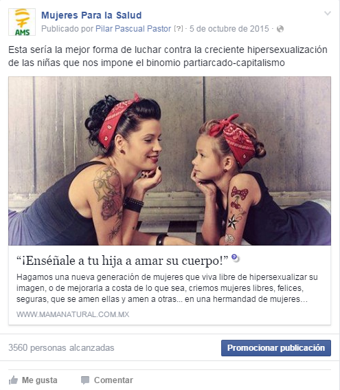 Enseña a tu hija a amar su cuerpo